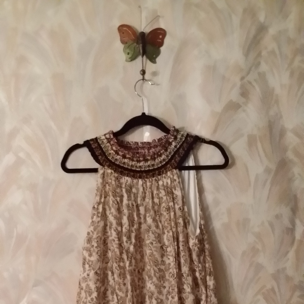 Beautiful floral summer spring fall dress